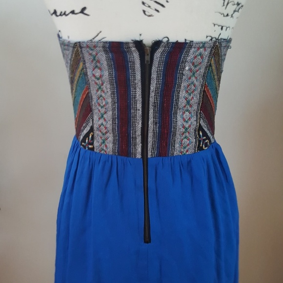 Anthropologie Staring at stars strapless dress - Picture 5 of 8